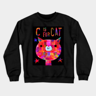 C is for Cat Crewneck Sweatshirt